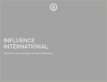 Tablet Screenshot of influenceintl.org